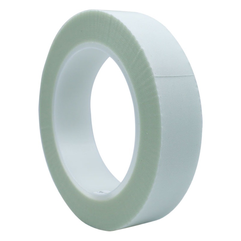 Single-sided glass cloth heat-resistant white insulation large Motor Motor strapping fixing tape high-temperature resistant glass cloth