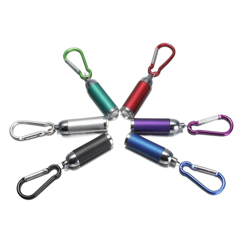 Manufacturers telescopic focus flashlight Mini LED telescopic zoom strong light flashlight mini key light keychain small light