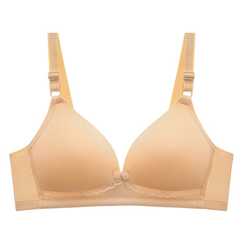 Manufacturer's Ready-Made Maternity Nursing Bra Women's Thin Push-Up Anti-Sagging Pregnancy and Postpartum Breastfeeding Open Bra