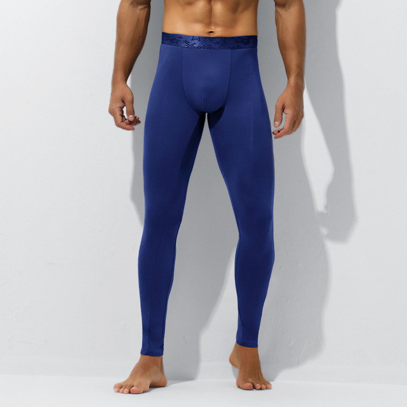 Picture of Men's Bullet Separate Autumn Pants Single Piece Leggings Underpants Antibacterial Inner Crotch Warm Pants Men's Thin Line Pants Underpants