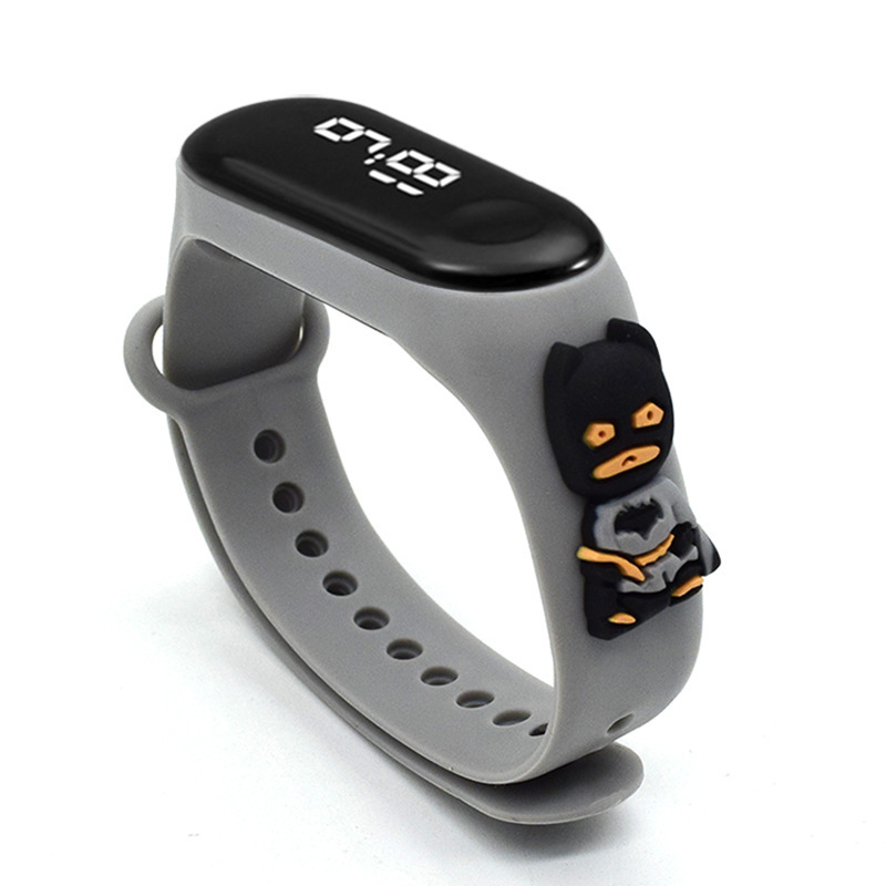 Picture of Live Hot Selling Primary School Students' Anime Bracelet LED Sticker Doll Electronic Watch Boys and Girls Waterproof Touch Watch