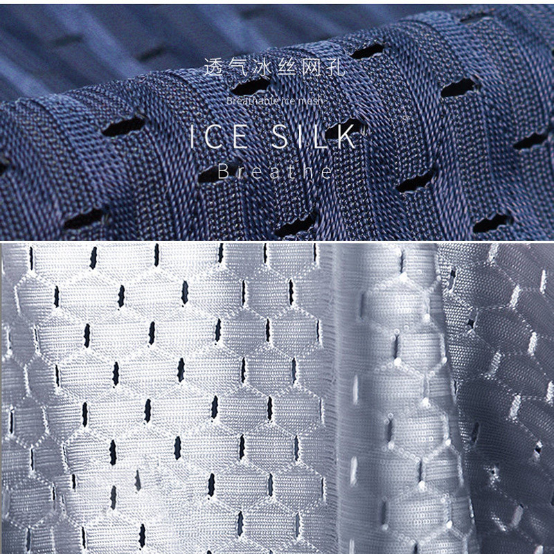 Picture of Summer sports fitness wide shoulder vest breathable ice silk mesh men's vest V-neck sleeveless mesh waistcoat wholesale