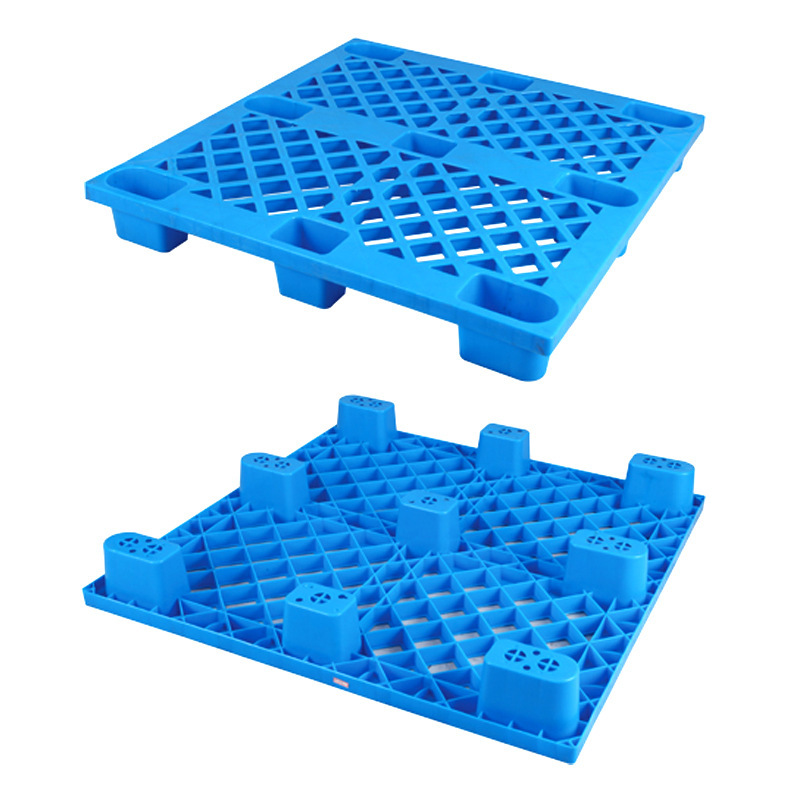 Picture of Custom plastic pallet grid nine-legged logistics forklift plastic pallet warehouse goods moisture-proof moisture-proof floor mat warehouse