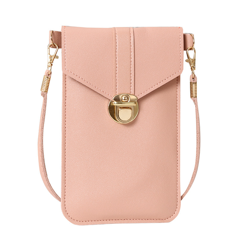 Picture of Touchscreen Mobile Phone Coin Purse Women's New Fashionable Multi-function Korean Style Fashionable Shoulder All-match Simple Crossbody Bag