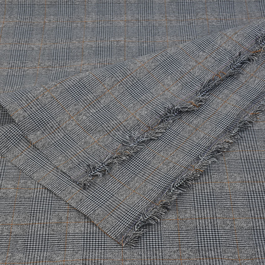 Picture of T/R dyed twill checker Polyester Viscose Yarn-dyed Plaid Fashion Cloth 65% P 35% R 190GSM