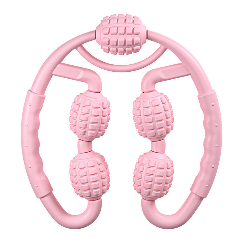 Picture of Ring clip leg massager leg slimming artifact skinny calf fast foam shaft muscle relaxation roller wolf tooth stick roller