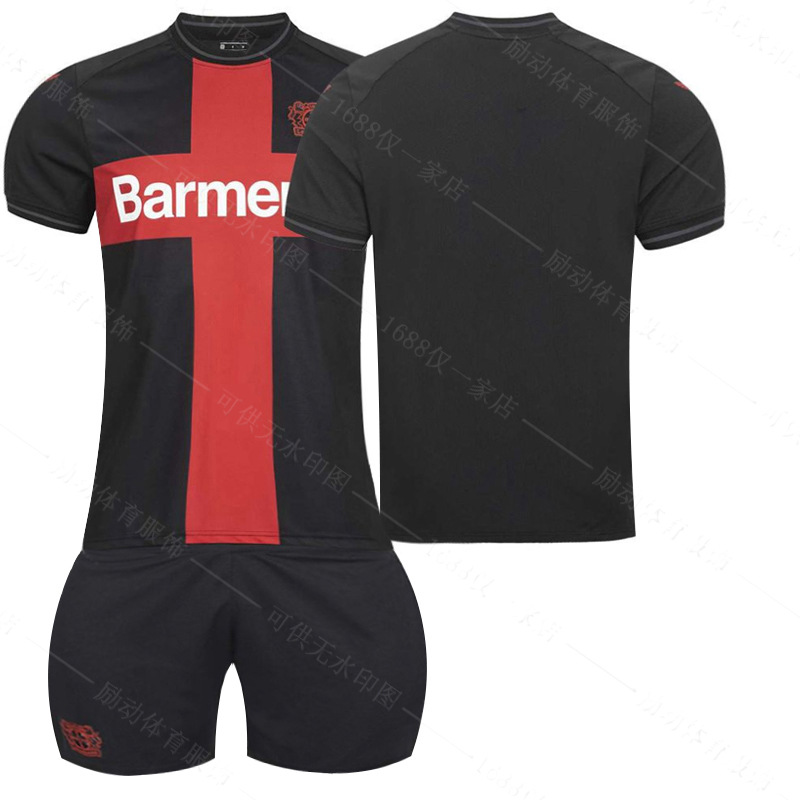 Picture of 2324 Bundesliga Bayer Leverkusen Home Football Uniform No.10 Wertz 30 Flinpeng 34 Zaka Champion Uniform Jersey