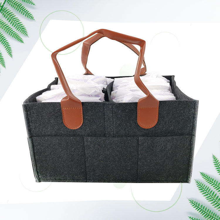 Picture of Diaper Storage Bag for Mothers and Babies, Travel Felt Bag with Custom Logo, Essential for Travel