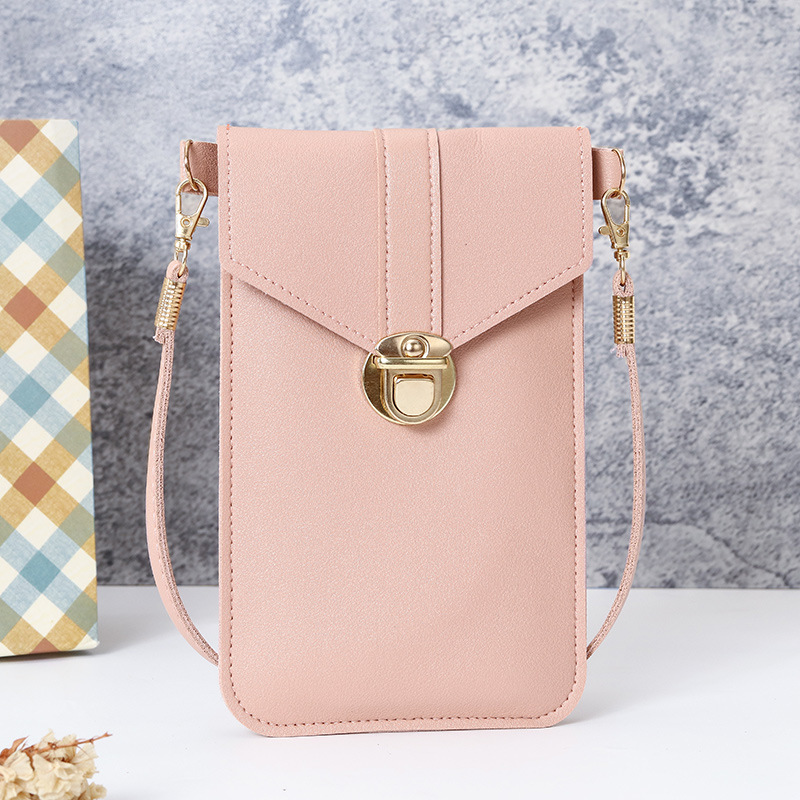 Picture of Touchscreen Mobile Phone Coin Purse Women's New Fashionable Multi-function Korean Style Fashionable Shoulder All-match Simple Crossbody Bag