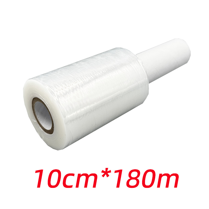 Picture of Pe Handle Film 12cm Stretch Film Wrapping Film Packaging Plastic Film Moving Film Suitcase Wrap Film Moving Artifact Film