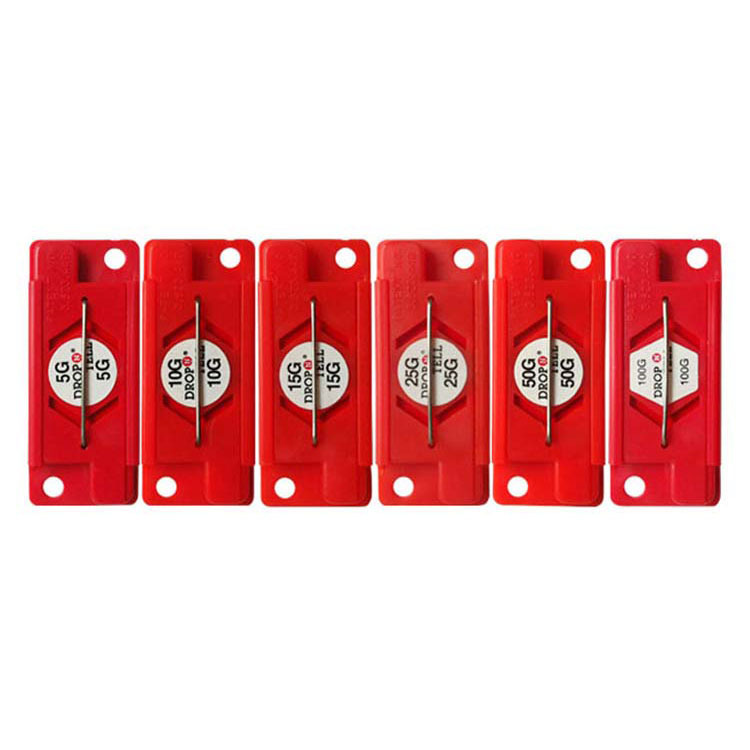 Picture of Wooden Box Shock-Proof Label Dropntell Shock and Color-Changing Logistics Transport Monitoring Label Express Anti-Collision Label