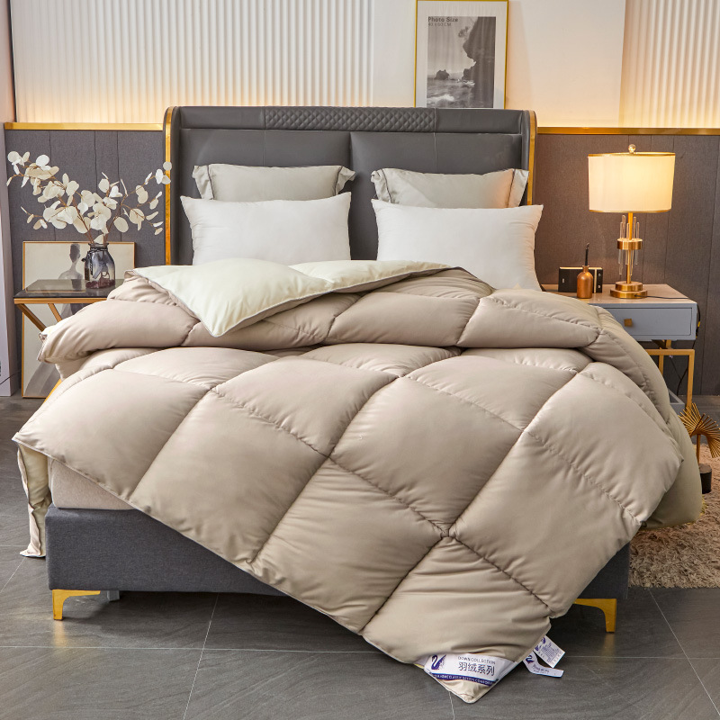 Picture of genuine goods Feather Velvet Quilt Spring and Autumn Quilt Thickened Gift Winter Quilt Down Quilt Cold-proof Warm Thick Quilt for Student Dormitory