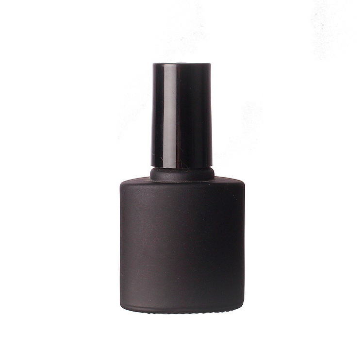 Picture of Wholesale 5ml-15ml transparent nail polish bottle black skull nail polish glass bottle empty bottle with brush