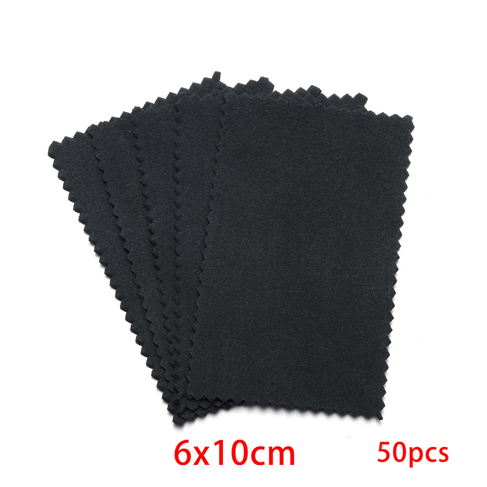 Picture of Jewelry Maintenance Square Marble Pattern Silver Wipe Double-sided Mirror Wipe Cloth Silver Gauze Suede Bright Silver Cloth