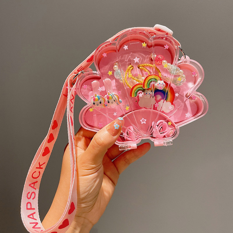 Picture of Children's jewelry baby cartoon cute fruit pendant bracelet suit birthday gift box in stock wholesale