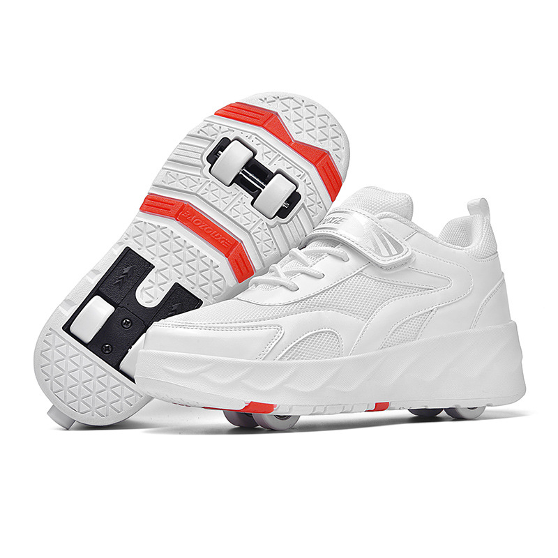 genuine goods children's heloon shoes boys skates four-wheeled shoes students pulley shoes flying shoes