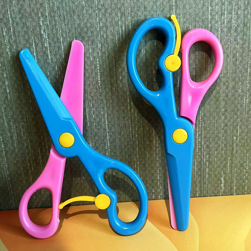 Picture of Children's Scissors, Safe, Handmade, Round-Headed, Stationery, Kindergarten Paper-Cutting, Primary School Students' Art, Art and Craft, Office Scissors Wholesale