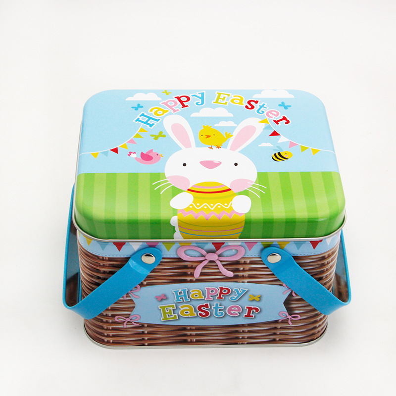 Picture of High-End Gift Jar Mid-Autumn Festival Suitcase Candy Cookie Tin Box Biscuit Box Mooncake Box Square Large Mid-Autumn Festival Gift Box