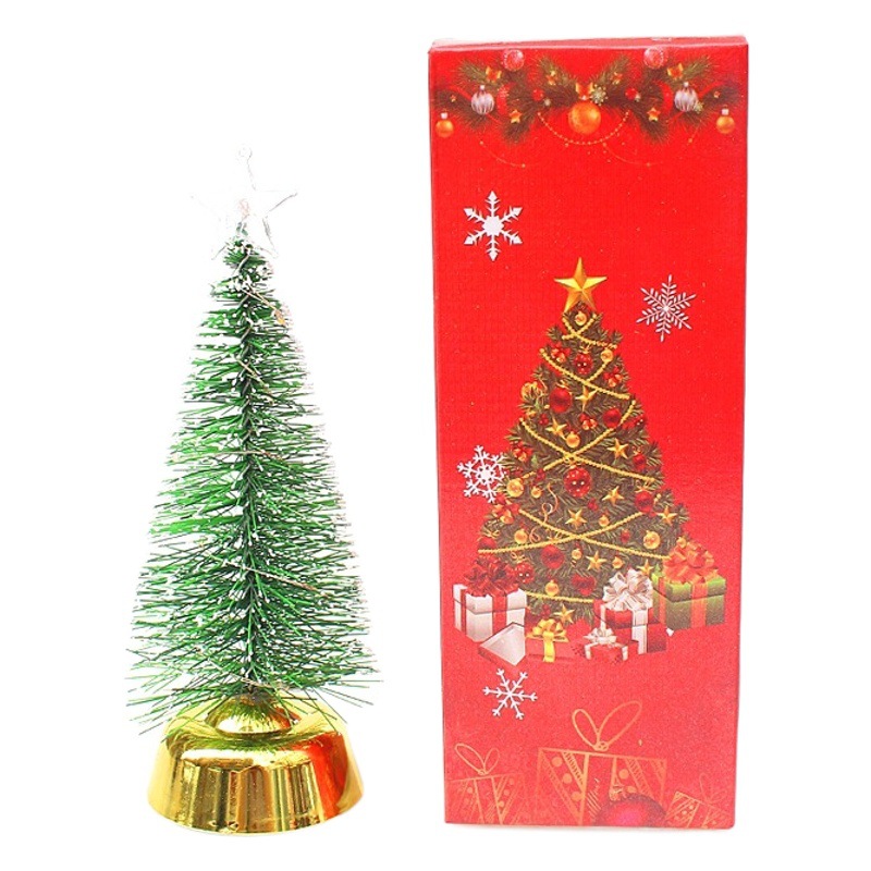 Christmas new led colorful luminous Christmas tree cedar tree shop window Christmas luminous ornaments gift decorations