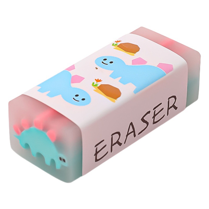 Cartoon Dinosaur Eraser Examination Error Correction 4B Pencil Eraser Color Love Pupil Drawing Error Correction Eraser