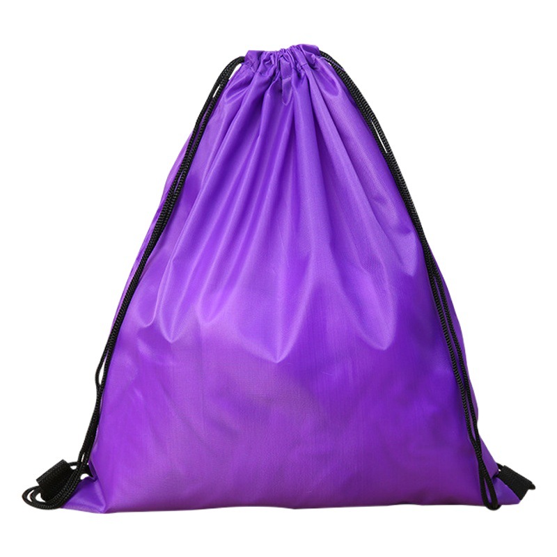Ready-Made Polyester Drawstring Flap Pocket Pants Can Be Customized with Logo Basketball Football Sports Event Drawstring Polyester Cloth Bag Customization