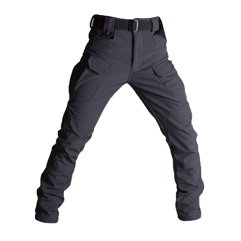 Picture of Archon IX7 Shell Casual Pants Men's Tooling Fleece Soft Shell Crane Pants Pants Outdoor Pants fleece-lined Warm and Waterproof