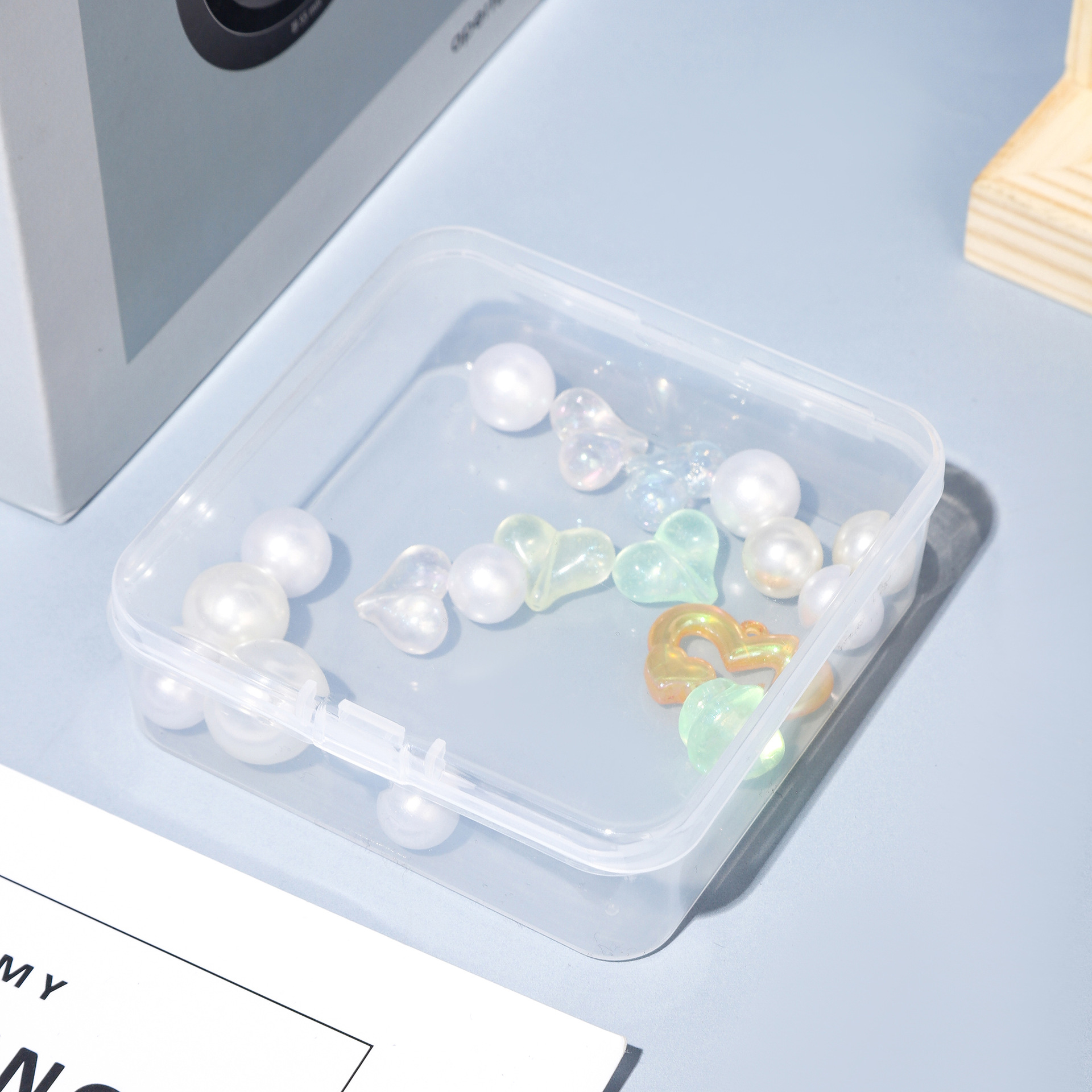 10.5 square box home study student finishing box fall-resistant fishing gear accessories box sample conjoined plastic box