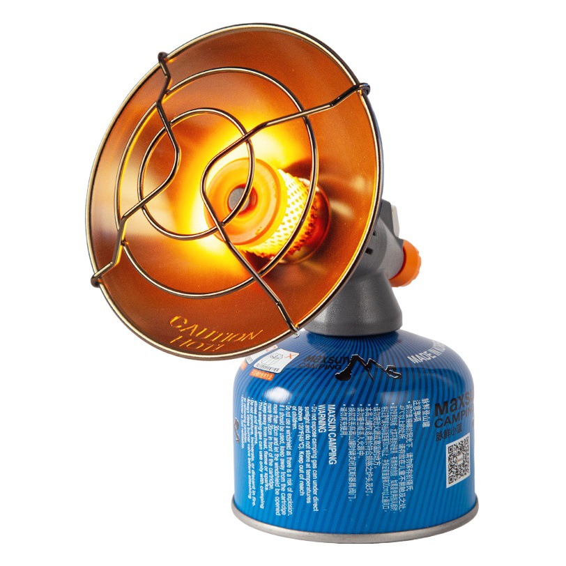 Winter outdoor camping heating artifact mini portable gas heating stove winter camping fishing fire small sun