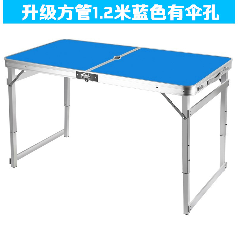 Picture of Outdoor Folding Table Aluminum Alloy Folding Table and Chair Portable Stall Table Foldable Table Exhibition Promotion Picnic Table