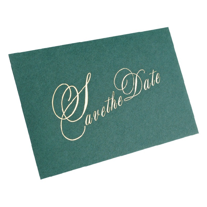 Xijia Wedding Envelope High-End Wedding Letter Paper Custom Packaging Ins Style Hot Stamping Paper Bag Spot Wholesale
