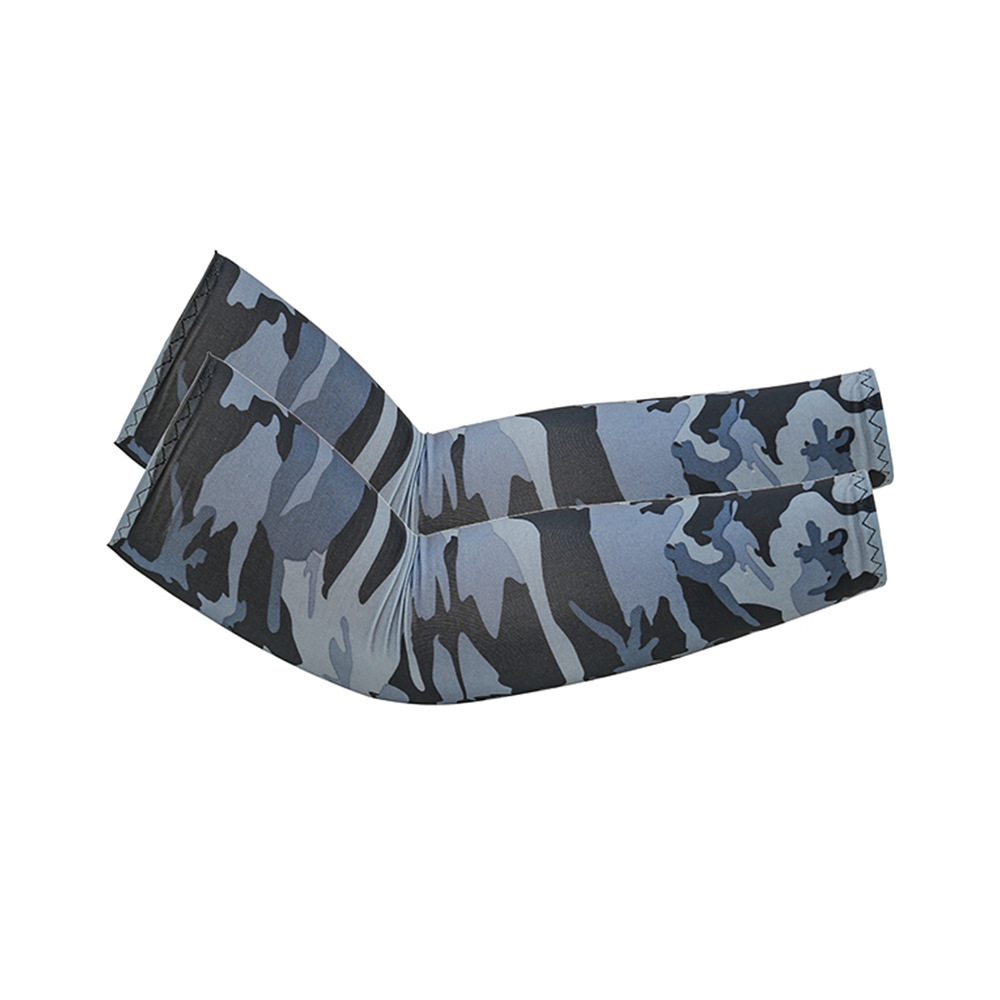 Picture of Hicool Cycling Sun Protection Sleeves Sports Outdoor Cycling Arm Guards Comfortable Breathable Anti-Uv Ice Silk Sleeves