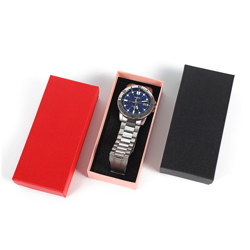 New Tiandi Cover Solid Color Simple Jewelry Box High-end Jewelry Necklace Watch Rectangular Gift Box Wholesale