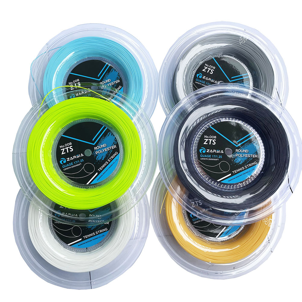 Picture of ZARSIA 4G Polyester round Polyester tennis racket line hard line tennis training line 200 m