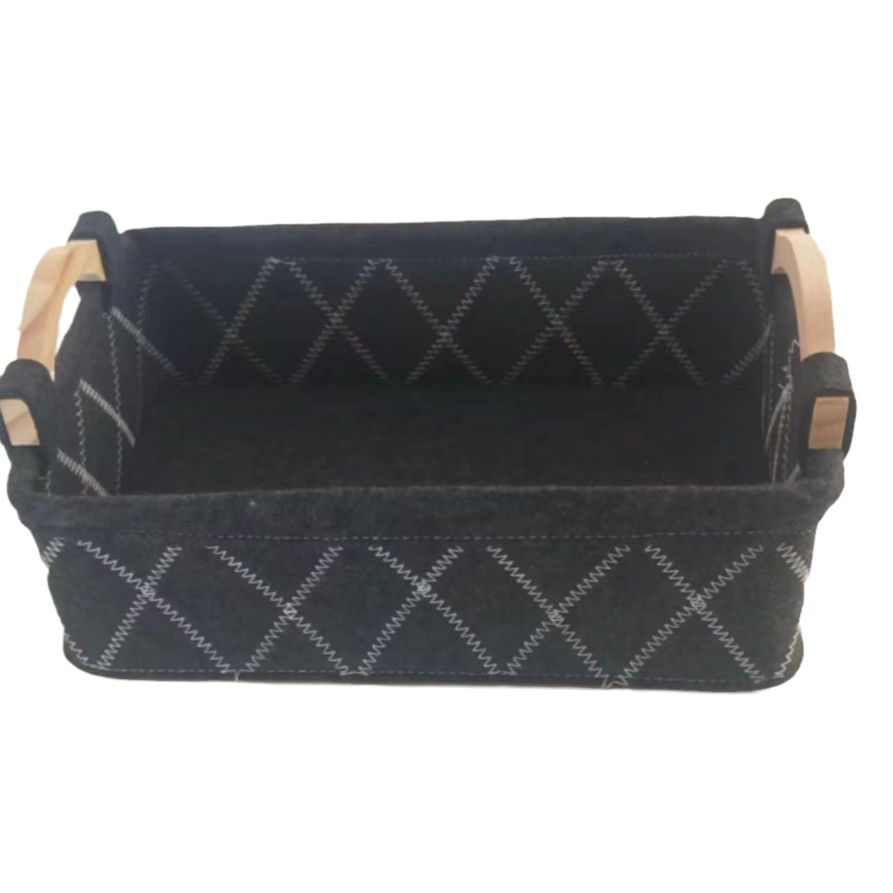 Manufacturer Wholesale Multifunctional Felt Storage Basket Fashion Home Sundries Magazine Books and Newspapers Desktop Storage Basket