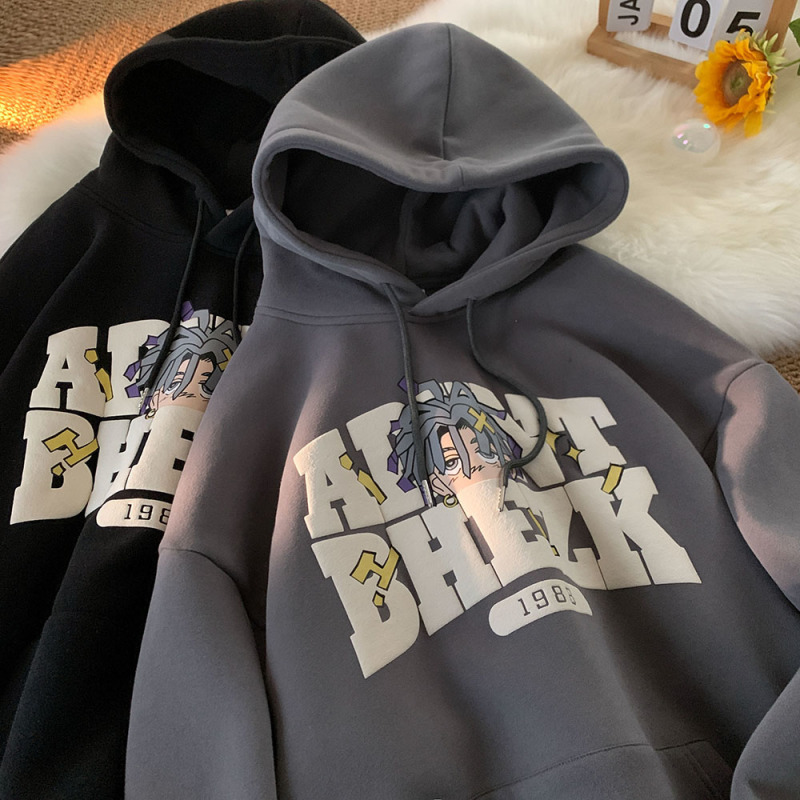 Picture of Children's clothing autumn and winter boys' hooded sweater fleece-lined thickened children's autumn long-sleeved shirt Western style coat