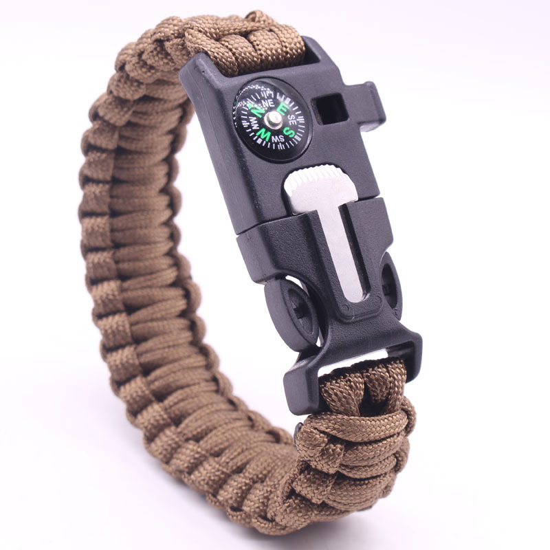 Picture of Umbrella rope bracelet survival bracelet multifunctional five-in-one multifunctional outdoor umbrella rope camping adventure Seven-core life rope