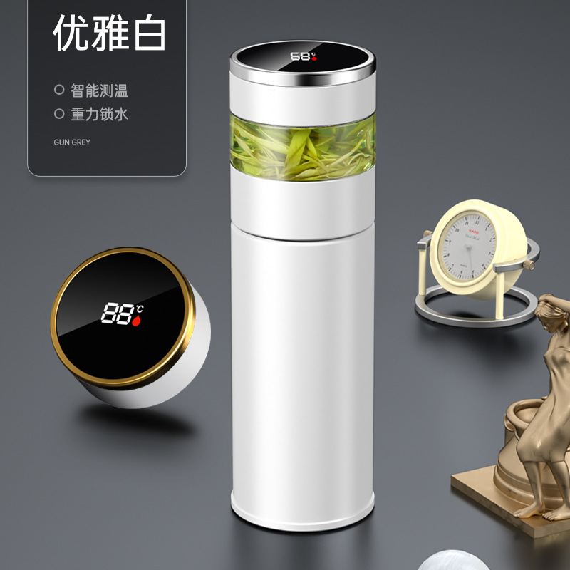 Picture of 316 Stainless Steel Tea Water Separation Thermos Cup Tea Cup Water Cup Home Business Portable Men's Cup Car Cup
