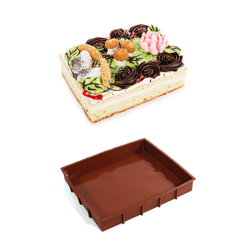 Picture of Proudly diy cake mold multi-size brown baking pad silicone mold home baking tray cross-border exclusive