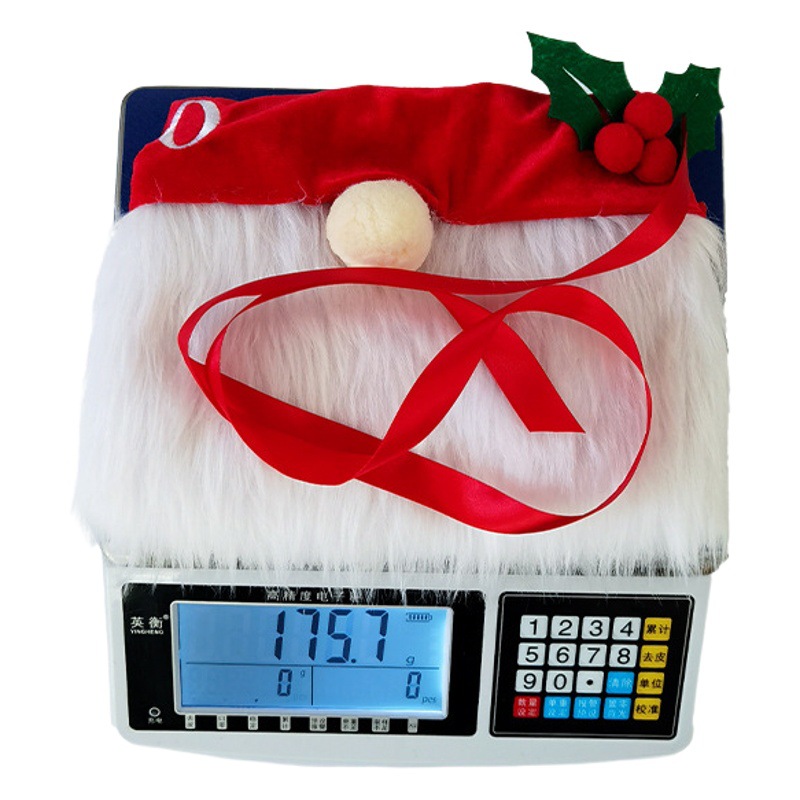 Chuangda Cross-Border Hot Selling Drawstring Christmas Gift Bag Velvet Candy Bag Christmas Eve Santa Claus Props