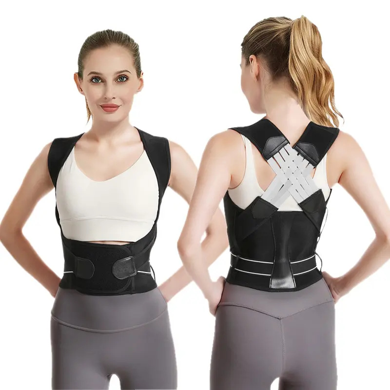 Cross-Border Adult Invisible Back Correction Belt, Shoulder Opening Artifact, Prevention Hunchback Corrector, Straight Back Adjustable Posture Correction Belt