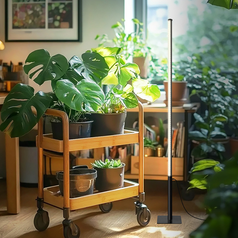 Picture of Indoor Floor Type Supplementary Light Side Luminous Green Plant Full Spectrum Simulation Sun-like Vertical Flower Stand Plant Growth Light