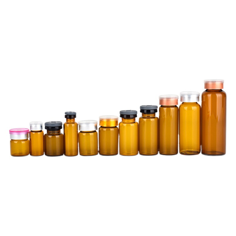 5ml Brown transparent freeze-dried powder Xilin bottle 10ml cosmetic sub-bottle glass products 20ml 30 empty bottle