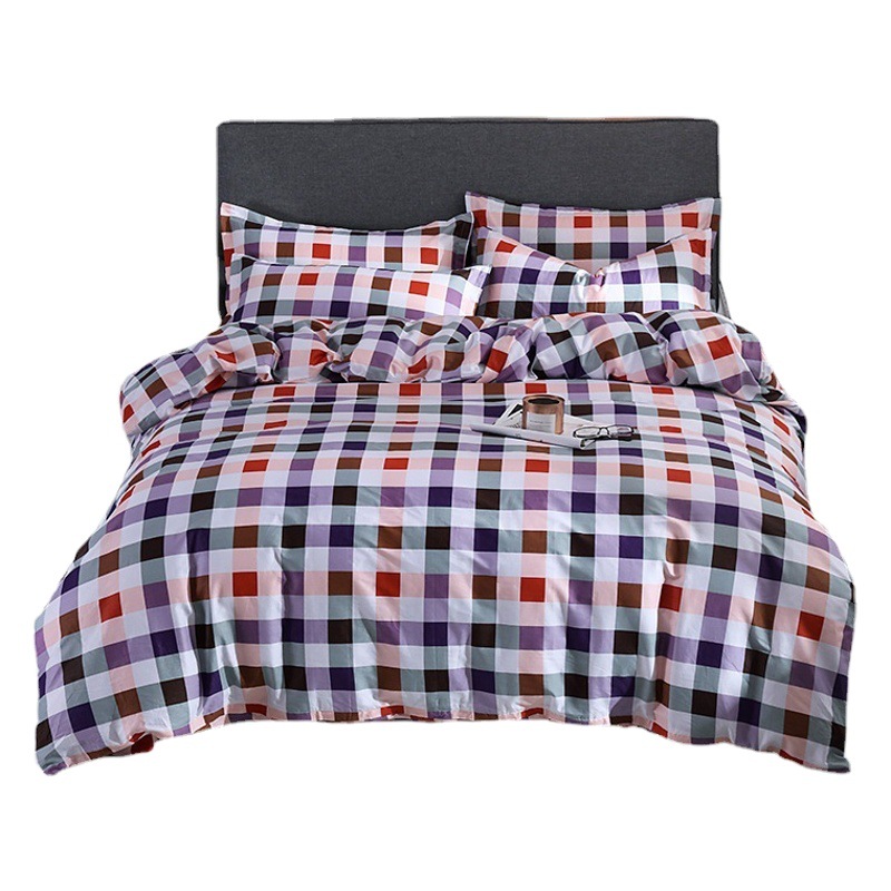 Four-Piece Bedding Set, Class a Pure Cotton Bed Sheet and Duvet Cover, Single Purchase Duvet Cover, All-Cotton Three-Piece High-End Bedding Set