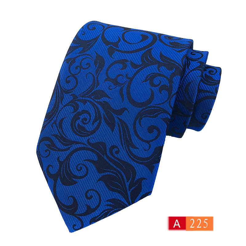 Picture of Men's tie polyester yarn-dyed fabric business wear tie source manufacturers in stock wholesale