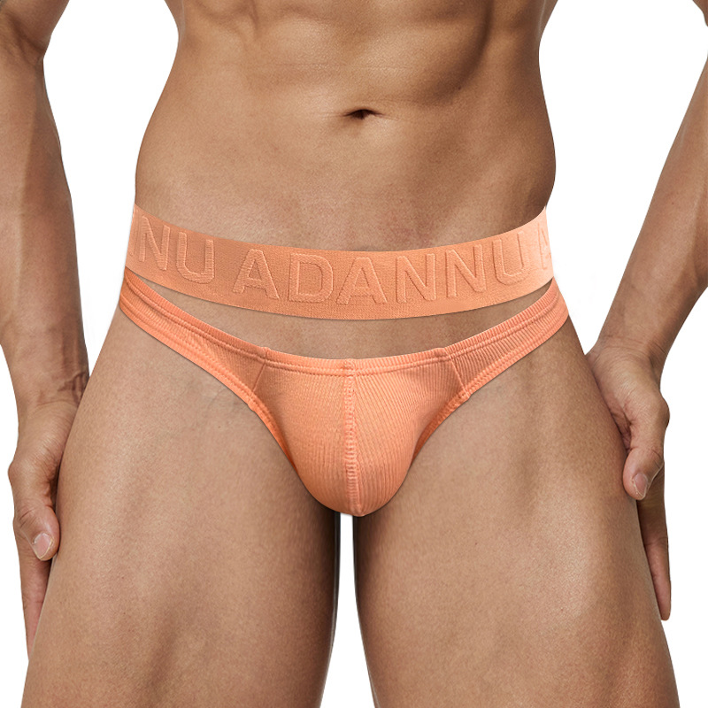 TEMU half-pack bag briefs sexy low waist breathable convex cotton comfortable briefs men AD793