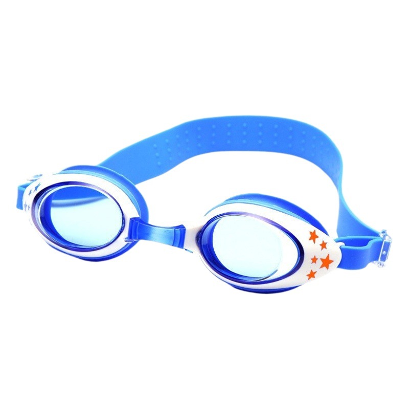 [Hot recommended] Silicone HD children's cartoon swimming goggles natural silicone waterproof anti-fog mirror with adjustable
