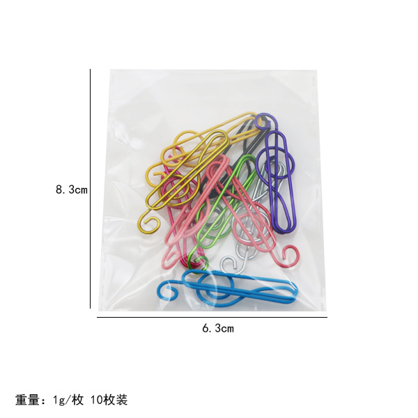 Picture of Amazon's Best-Selling Colorful Musical Note Paper Clips, Cartoon Bookmarks for Students, Creative Office Paper Clips
