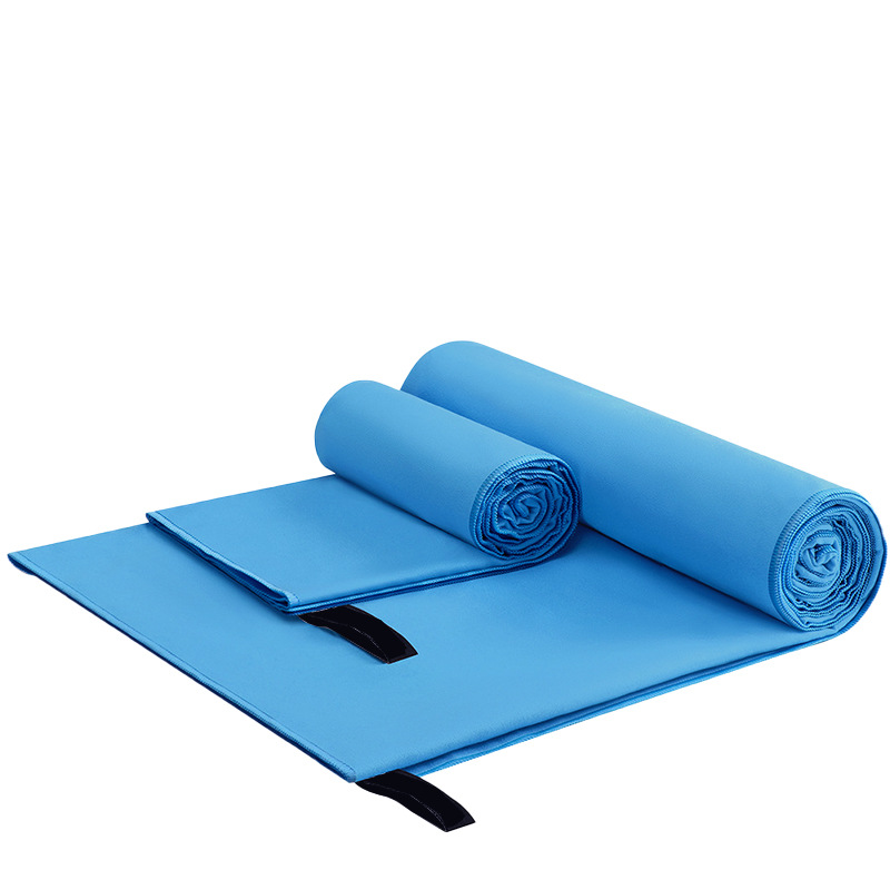 Picture of Quick-Drying Beach Towel Multi-Color Portable Quick-Drying Fitness Sports Towel Outdoor Beach Towel Mesh Bag