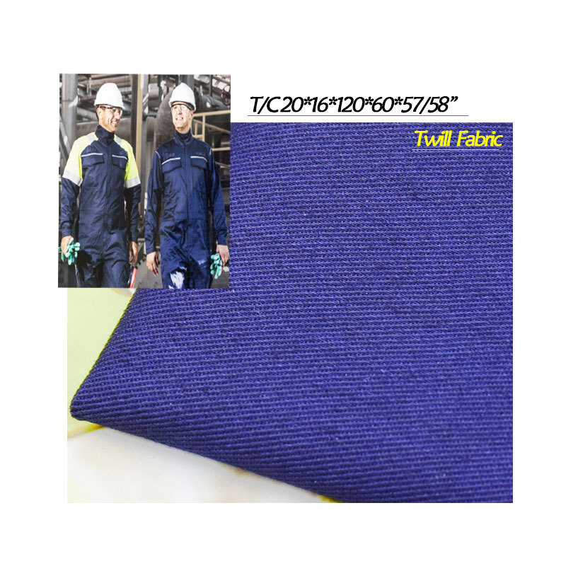 T/C65/35 Polyester-Cotton Twill Clothing Fabric, Pants, Work Clothes, Labor Protection Clothing, Woven Fabric
