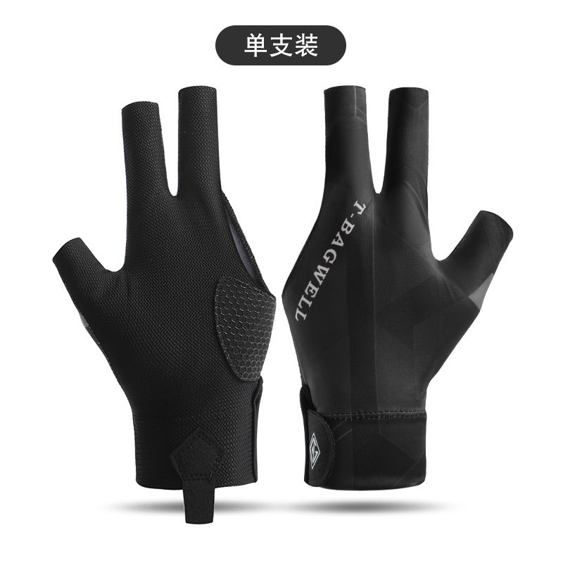 Picture of Billiards Gloves Three Finger Professional High-end Non-slip Thin Breathable Snooker Billiards Gloves Finger Billiards Gloves A3